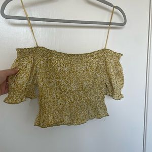 Off the shoulder Crop Top